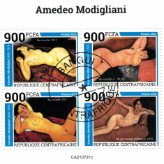 AFRICA CENTRALA 2021 - Picturi, nuduri, Modigliani / colita