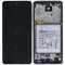 Samsung Galaxy A52 5G (SM-A525F SM-A526B) Capac frontal al modulului de afișare + LCD + digitizer + baterie superb violet GH82-25229C