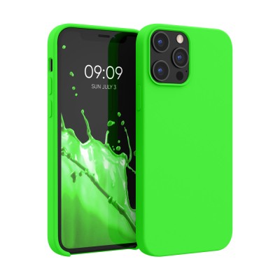 Husa Kwmobile pentru Apple iPhone 12 Pro Max, Silicon, Verde, 52644.44 foto