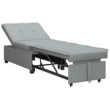 VidaXL Pat canapea Gri deschis 194 x 50 x 82 cm placaj 42008582