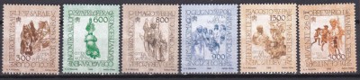 DB1 Vatican 1998 Papa Ioan Paul II Calatorii 6 v. MNH foto