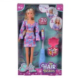 Set de joaca cu papusa Steffi Love, Hair Beads