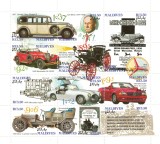 MALDIVE 1993 - Automobile Mercedes, aniversare 100 de ani /colita MNH, Nestampilat