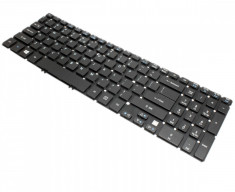 Tastatura laptop Acer Aspire M3-581T neagra US fara rama cu iluminare foto