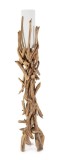 Cumpara ieftin Lampadar lemn natur sticla alba Ace 35/40x180 cm