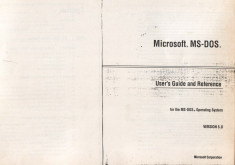 MS-DOS 5.0 - Getting started; User&amp;#039;s guide &amp;amp; reference (2 vol.) foto