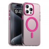 Husa MagSafe pentru Apple iPhone 15 Pro, Techsuit, CandyCase, Roz