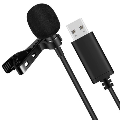 Microfon lavaliera 1.5m USB Type-A foto