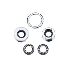 Set cuvete pedalier MTB/ATB/Road, filet BC 1.37&quot;x24T, cos cu bile 1/4&quot;x9 (2 buc), 5 piese/set