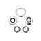 Set cuvete pedalier MTB/ATB/Road, filet BC 1.37&quot;x24T, cos cu bile 1/4&quot;x9 (2 buc), 5 piese/set