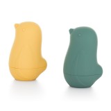 Petite&amp;Mars Love Birds jucărie pentru apă 6 m+ Ochre Green 2 buc