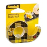 Cumpara ieftin Banda dublu adeziva Scotch, 12 mm x 6.3 m, cu dispenser