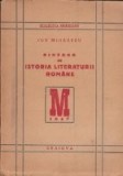 Sinteze de istoria literaturii romane (Mihaescu, Editie 1947)