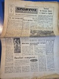 ziarul sportul popular 30 iunie 1967 - elena vintila nou record la pentatlon,foresta falticeni a invins rapid la fotbal
