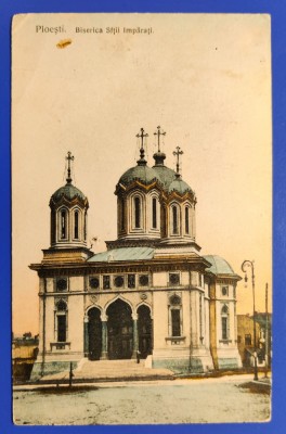 Ploesti - Biserica Sftii. Imparati - Ploiesti, printata, circulata foto