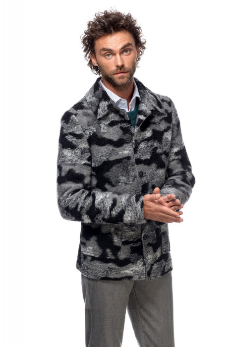 Jacheta barbati din lana cotta G018
