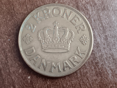 M3 C50 - Moneda foarte veche - 2 coroane - kroner - Danemarca - 1926 foto