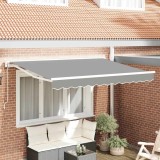 Marchiză electrică Alb 2.5 x 2 m Aluminiu
