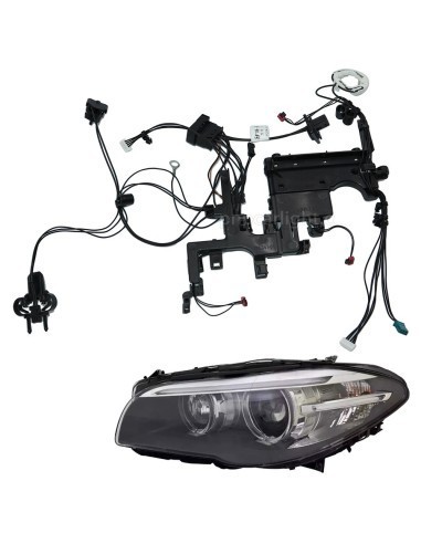 Cablaj far stanga pentru BMW Seria 5 F10/F11 Facelift cu AFS (2014-2017) - 63117343905