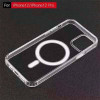Husa Magsafe Apple iPhone 15 Pro Max transparenta, Transparent