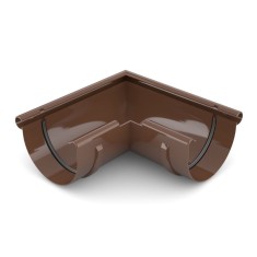 Eckst&uuml;ck Aussen 90&deg; braun System 100