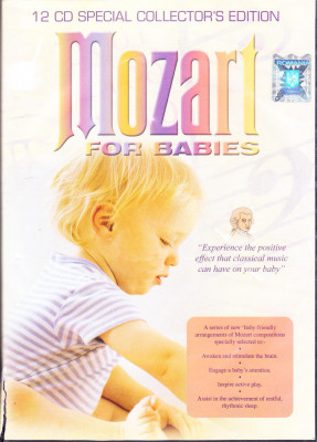 CD Copii: Mozart for Babies ( cutie cu 12 discuri in stare foarte buna, ca noi ) foto