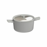 Oala BergHOFF Balance Moonmist, 5.5L, capac, Aluminiu reciclat, Gri HighLine Cooking