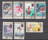 A12 S5 6 - Timbre foarte vechi - Mongolia - JO Sarajevo 1984, Sport, Stampilat
