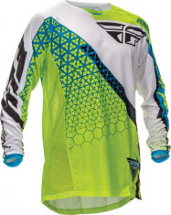 Bluza FLY KINETIC JERSEY GRN WHT L TRIFECTA foto