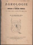 M. CHIRITESCU-ARVA - AGROLOGIE ( MORFOLOGIA SI TECHNOLOGIA PAMANTULUI ) ( 1925 )