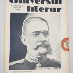 REVISTA 'UNIVERSUL LITERAR', ANUL XLV, NR. 24, 9 IUNIE 1929