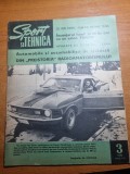 sport si tehnica martie 1970-interviu ion tiriac,inconjurul lumii cu avion tarom
