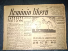 ZIAR ROMANIA LIBERA 5 IANUARIE 1945