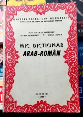 Mic dictionar arab - roman - Nicolae Dobrisan