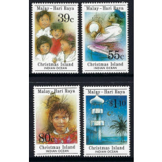 Christmas Island 1989 - Obiceiuri, Hari Raya, serie neuzata
