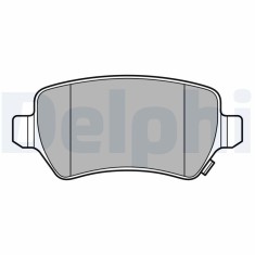 DELPHI LP3615 set placute frana,frana disc