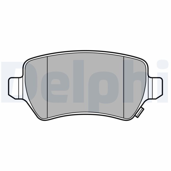 DELPHI LP3615 set placute frana,frana disc