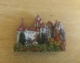 BQZ1 - Magnet frigider - tematica turism - Castelul Bran - Romania 1