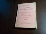 CALCULUL BETONULUI ARMAT Vol. III b. - Nicolae N. Ganea -1933, 136 p.+ 19 planse