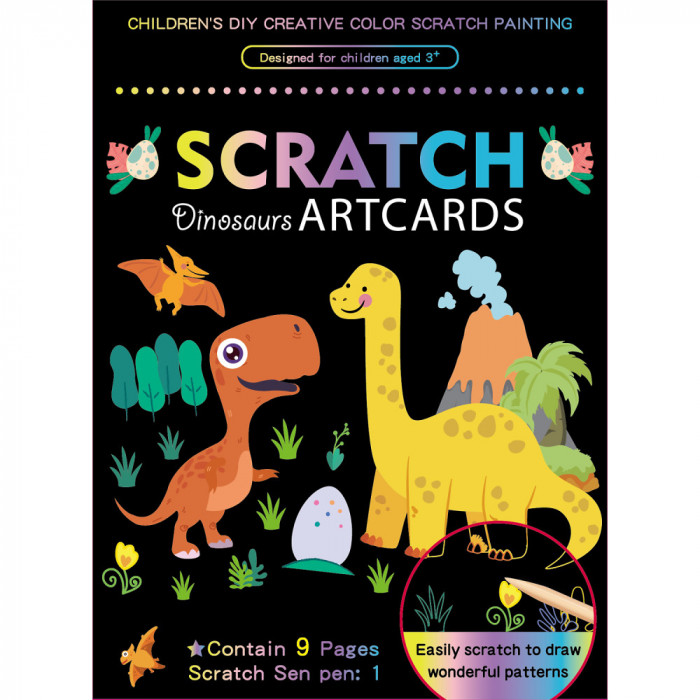 Set 9 planse razuibile Scratch ArtCards Bambinice BN047