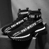 Pantofi sport HI top MBrands, usori cu talpa flexibila 44 Negru
