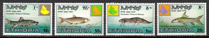 ETIOPIA 1985, Fauna, Pesti, serie neuzata, MNH