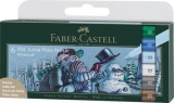 PITT ARTIST PEN SET 6 BUC CULORI IARNA 2022 FABER-CASTELL, Faber Castell