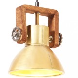 vidaXL Lampă suspendată industrială, 25 W, arămiu, 19 cm, E27, rotund 320534