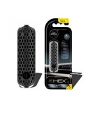 Odorizant auto Aroma Car Fancy Shapes Polymer Hex Black