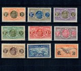 St. Pierre et Miquelon 1909/1917 - Motive locale, serie neștampilata incompleta