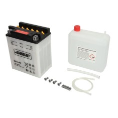 Acumulator Acid/Incarcare uscata cu acid/Pornire (vinzari limitate catre consumatori) 4 RIDE 12V 14Ah 190A L+ Cu intretinere electrolit inclus 136x91x