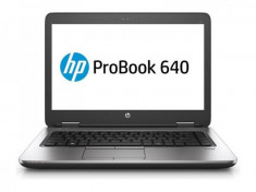 Laptop HP ProBook 640 G2, Intel Core i5 Gen 6 6300u 2.4 Ghz, 8 GB DDR4, SSD 128 GB M.2, Wi-Fi, Bluetooth, Webcam, Display 14.1inch 1366 by 768, foto