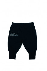 Pantaloni sport pentru fetite 3/4 Wendee DY56109-1N, Negru foto