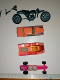 Cumpara ieftin LOT 4 MASINUTA METAL / MOTO MATCHBOX / HOTWHEELS